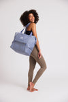 Yoga and fitness bag - FEMI FIT blue