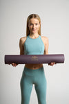 Yoga mat PURPLE PU MATT 4 mm