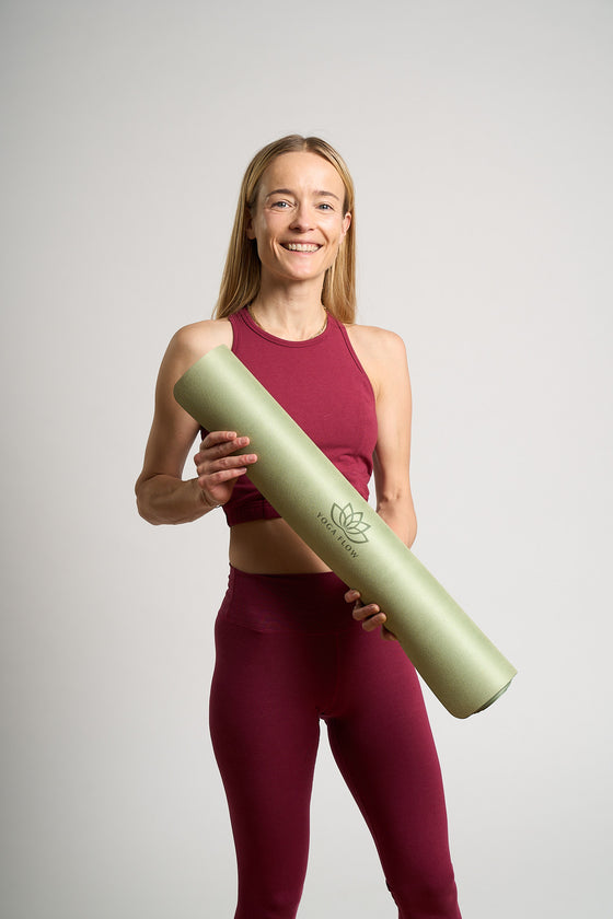 Yoga mat OLIVE Coated 3.5 mm