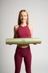 Yoga mat OLIVE Coated 3.5 mm