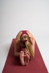 Yoga mat BURGUNDY Coated 3.5 mm